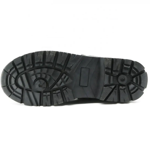 Bottes antidérapantes en cuir corrigé résistantes à l'acide et à l'huile, semelle en caoutchouc résistant à la chaleur, pour entraînement en plein air, sans sécurité Chaussures pour hommes - Product Image 6