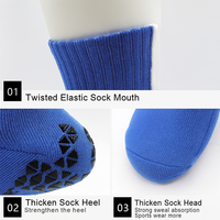 Chaussettes de football antidérapantes de haute qualité pour hommes, avec logo personnalisé, performance sportive, design élite, pour le football