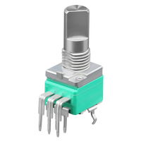 Potentiomètre rotatif personnalisé Soundwell RA09 Double C10k 100k avec interrupteur 20~200gf.cm Tolérance 30%