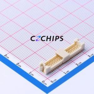 HC-1.25-2*20PLT-G Wire-to-Board Pin Header SMD,P=1.25mm Connector 2x20P 1.25mm Vertical Mount DF13 - Product Image 1