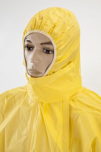 Ropa de Proteccion Quimica Basic Con Costuras Selladas Para Proteger Contra <span class=keywords><strong>La</strong></span> Contaminacion Por Particulas Radiactivas - Product Image 4