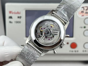 Montre mécanique automatique multifonctionnelle de luxe sport et affaires en acier inoxydable 41 mm avec logo personnalisé, lumineuse, haute qualité - Product Image 6