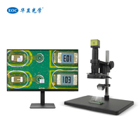 Microscope vidéo industriel EOC 4K 3840x2160 60FPS pour carte GPU de serveur IA, puce mémoire HBM, soudure BGA, contrôle qualité