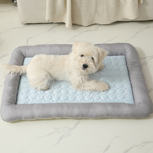 Wholesale Custom Pet Product Summer Cooling Ice Silk Dog Mat Anti-slip Pet <b>Sofa</b> <b>Bed</b> Washable Cooling Pad - Product Image 2