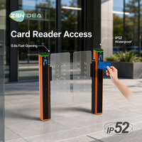 Lecteur de cartes Speed Gate pour contrôle d'accès, ouverture rapide 0,6s, étanche IP52, pour entrée de bureau, logo personnalisé, prix de gros