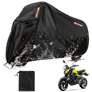 New Heavy-Duty Black Bicycle Cover Waterproof Rainproof And UV Protection Sun Windproof For Outdoor Electric Bikes