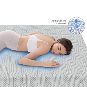 Protège-<span class=keywords><strong>matelas</strong></span> amovible en polyester tricoté, design composite avec logo personnalisé, effet rafraîchissant - Product Image 3