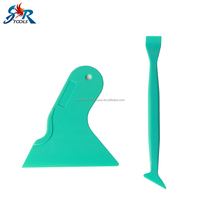 Kit d'outils de déroulage de film vinyle pour voiture : spatule triangulaire en PP, raclette pour vitres, outils de détaillage des bords