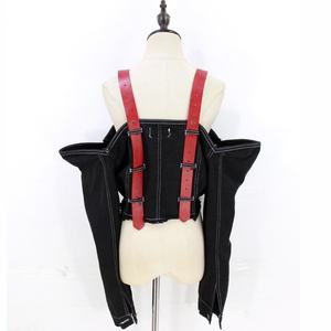 Chaquetas de mezclilla para mujer, diseño moderno, venta al por mayor, moda china, sin hombros, manga larga, sexy - Product Image 5