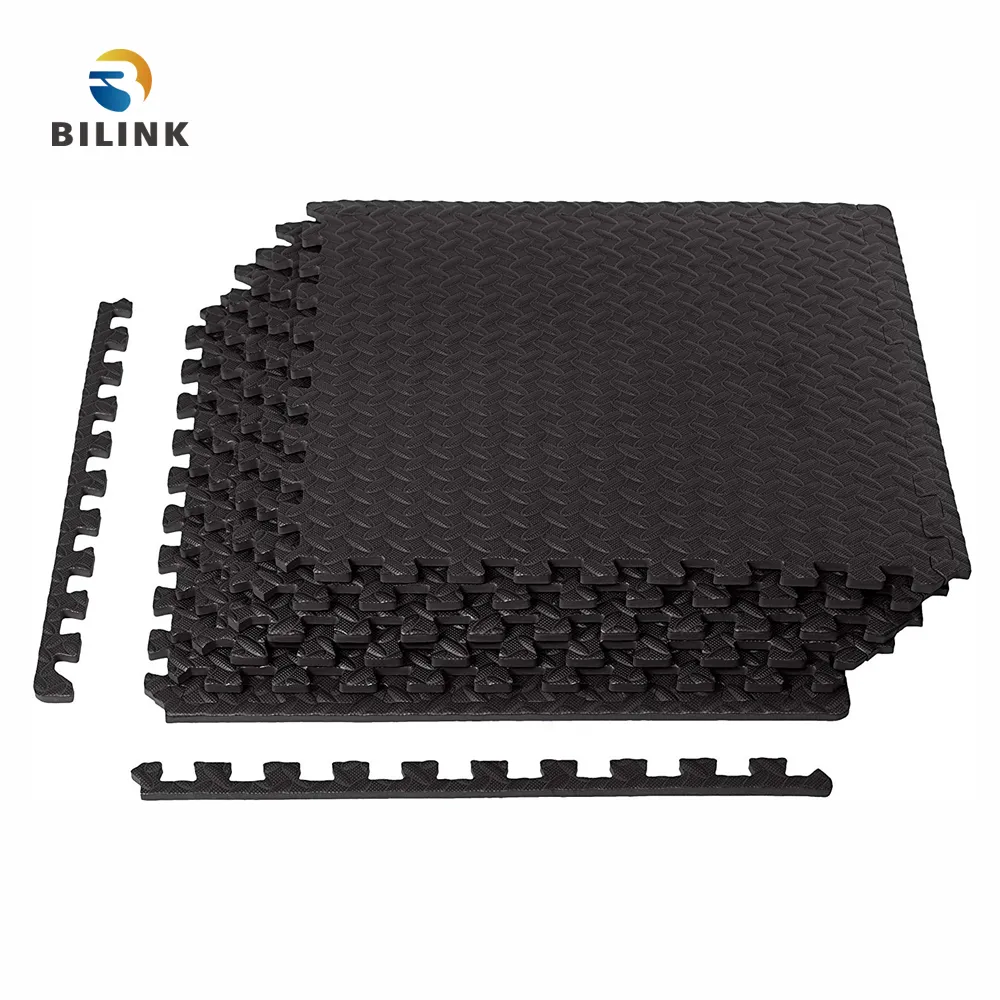 Bilink 60*60*1.2cm Leaf texturetatami taekwondo exercise trade assurance eva foam puzzle mat
