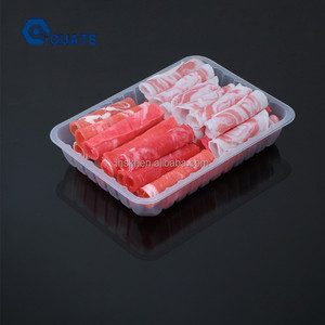 Barquette alimentaire en plastique PP pour fruits, volailles, viande, fruits <span class=keywords><strong>de</strong></span> mer, empilable en supermarché, barquette alimentaire MAP, technologie d'atmosphère modifiée - Product Image 6