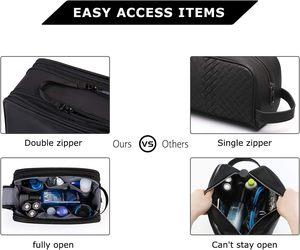 <b>Toiletry</b> <b>Bag</b> <b>for</b> <b>Men</b> Travel <b>Toiletry</b> Organizer Dopp Kit Water-resistant Shaving <b>Bag</b> <b>for</b> <b>Toiletries</b> Accessories - Product Image 5