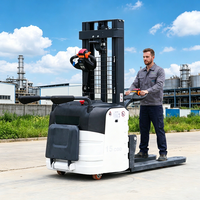 Empileur électrique à faible consommation d'énergie 1500 kg 2000 kg, empileur de palettes à faible consommation, fonctionnement continu toute la journée
