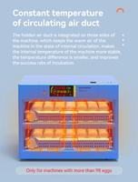 Équipement Avicole Entièrement Automatique Couveuse Cailles Oies Canards Œufs Écloserie Machine à Couver Prix des Incubateurs à Poulets