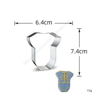 Machine à découper les biscuits en acier inoxydable 430 de qualité alimentaire, motif floral 3D SYH648, pour sandwichs et pâtisseries maison, en métal, vente en gros - Product Image 3