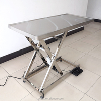 Table d'examen pour animaux OSCAT, table vétérinaire électrique à levage électrique en acier inoxydable, tables de diagnostic pour animaux, équipement vétérinaire, cliniques vétérinaires