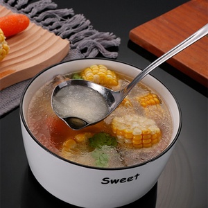 Cuchara Separadora <span class=keywords><strong>de</strong></span> Aceite y Sopa <span class=keywords><strong>de</strong></span> Acero Inoxidable 304, Ecológica, Apta para Lavavajillas, Plateada/Dorada, 24/30 cm, para <span class=keywords><strong>Cocina</strong></span> - Product Image 5