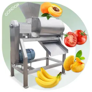 Extrator de polpa de morango, tamarindo, purê de banana, máquina de extração de polpa de frutas, descascador de suco