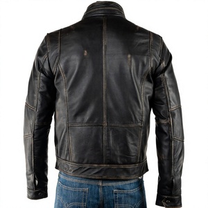 Fall Winter high quality <b>Men</b> <b>Leather</b> <b>Jacket</b> Best Quality <b>Men</b> <b>Leather</b> <b>Jacket</b> Genuine <b>Leather</b> <b>Men</b> <b>Jacket</b> - Product Image 2