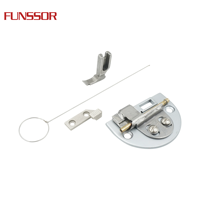 Odavidai Kit d'accessoires pour machine à coudre : plieur, attache pour passepoil, bande de taille, biais, ourlets et pièces de rechange