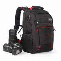 Sac à dos professionnel pour appareil photo, grande capacité, support de trépied, antivol, imperméable, sac à dos pour appareil photo d'extérieur