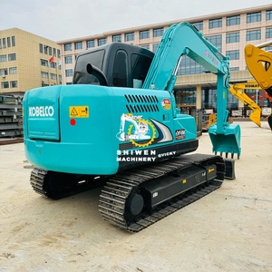 Excavadora Kobelco SK75 usada, mini ekskavator Kobelco SK75 SK60 SK55 SK140 mini excavadora de orugas de cola cero de alta calidad - Product Image 2