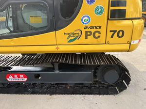 Mini pelleteuse sur chenilles Komatsu d'occasion PC70 de bonne qualité à vendre en bon état, prix réduit, stock Shanghai - Product Image 6