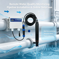 Détecteur de dureté totale alimenté par batterie LoRaWAN, lecture instantanée, testeur d'eau haute précision pour usage industriel et bâtiment