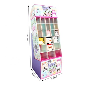 Tùy Chỉnh Thân Thiện Với Môi Đồ Chơi Các Tông Hiển Thị Sàn Kệ Truy Cập Hàng Đầu Cho Pop Sóng Giấy Đứng Túi Ngăn Hộp Hiển Thị - Product Image 6