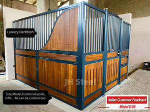 Chuồng ngựa vĩnh viễn ngoài trời gian hàng hộp mặt trước cửa bán chuồng ngựa ổn định bảng điều khiển - Product Image 5