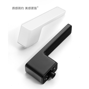 Práctico mango de puerta de barra cuadrada de aleación de Zinc negro diseño de madera para cocina dormitorio USO DE Hotel al aire libre manija de muebles exteriores - Product Image 1