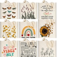 Sac fourre-tout en toile de coton bio recyclé et réutilisable, personnalisé avec logo imprimé en couleur, format OEM