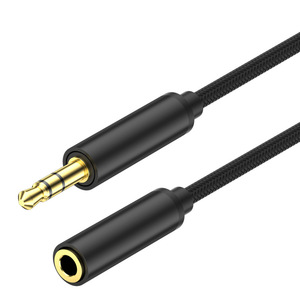 สายสัญญาณเสียง 3.5 มม. ชายต่อชาย ตัวแปลงสัญญาณเสียงสำหรับโทรศัพท์ในรถยนต์ คอมพิวเตอร์ ลำโพง แอมพลิฟายเออร์ 0.5 ม. 1 ม. 1.5 ม. 2 ม. 3 ม. 5 ม. - Product Image 2