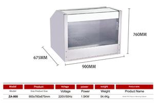 Gabinete Aislante para Palomitas de Maíz de Panadería, Eficiente Energéticamente, con Funciones de Fácil Operación y Limpieza para Uso Comercial - Product Image 6