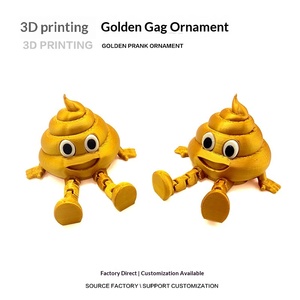 Figurine d'action 3D en forme de caca, jouet amusant et mobile, ornement de bureau créatif, cadeau pour enfants - Édition 2026 - Product Image 2