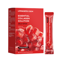 LIFEWORTH Collagène Peptidique Coréen en Jelly Stick, Complément pour une Peau Saine