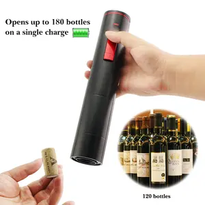 Automatic Corkscrew Vendors Electric USB Rechargeable Bottle Opener Stainless Steel Kit Personalized Wine Opener