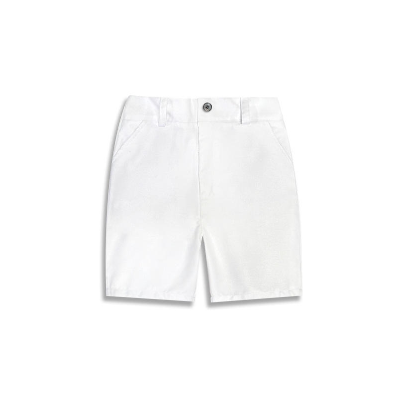 [Blanc] tr short de costume anti-rides