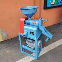 Machine de décorticage de riz automatique 2 tonnes/jour avec fonctions de tri, de nettoyage et de polissage, moteur de moulin à riz combiné du fabricant