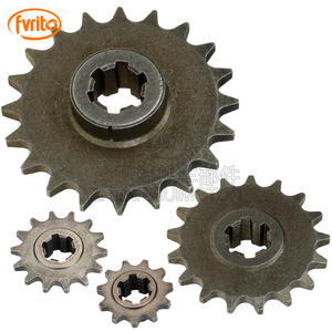 เฟืองฟริต T8F 11 13 14 17 20 ฟัน เฟืองโลหะสำหรับรถมอเตอร์ไซค์ออฟโรด 49 ซีซี อะไหล่ทดแทนด้านหลัง - Product Image 1