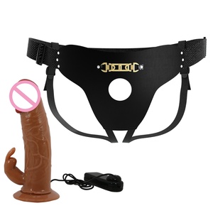 ปลอกอวัยวะเพศชายแบบสั่นสะเทือนทำจากซิลิโคนนุ่มเป็นมิตรกับสิ่งแวดล้อม ยี่ห้อ BAILE พร้อมสายรัดแบบสวมใส่ได้  แบบกลวง  กันน้ำ สำหรับของเล่นทางเพศชาย - Product Image 3