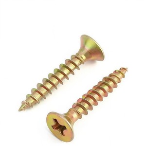 Vis autotaraudeuses Xinjunye M3 M4 M5 M6 à tête fraisée Torx dorée, vis à tête plate, longueur 100 mm, acier au carbone 22H - Product Image 3