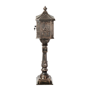<span class=keywords><strong>Boîte</strong></span> <span class=keywords><strong>aux</strong></span> <span class=keywords><strong>lettres</strong></span> de bureau en aluminium thermolaqué, haute résistance, capacité 10L, avec serrure à clé - Product Image 4