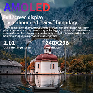 ساعة ذكية للرجال والنساء من SENBONO ، ساعة ذكية AMOLED تعرض دائمًا متتبع اللياقة البدنية ، ساعة ذكية مضادة للماء اتصال BT لنظام IOS andro IP67 - Product Image 2