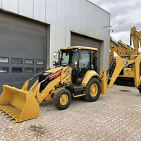 Gebrauchter Caterpillar 424 Baggerlader CAT 424-2 4WD Radbaggerlader mit Frontlader und Heckbagger