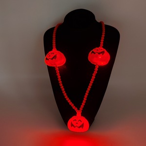Blinking Halloween Necklace: <strong>Pumpkin</strong> &amp; <strong>Ghost</strong> - Product Image 2