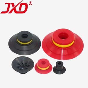 Ventosa Industrial F25-2 <span class=keywords><strong>de</strong></span> 25 mm, Ventosa Plana <span class=keywords><strong>de</strong></span> Silicona Roja <span class=keywords><strong>de</strong></span> Grado Alimenticio, Alta Resistencia al Desgaste, Compatible con Brazo Robótico PIAB - Product Image 4