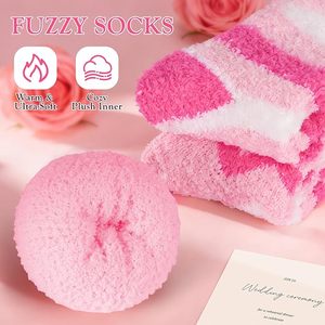 Calcetines de Mujer Afelpados, Gruesos, Cálidos, Suaves y Cómodos para Dormir en Invierno - Product Image 3