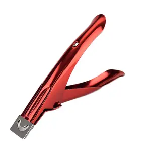 Customized 5 Inch Stainless Steel False Nail Clipper Manicure Pedicure Cutter Trimmer Nail Art Finger Use Acrylic Nail Clippers