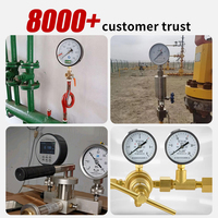 Air Gauge Pressure Manometer Gas Pressure Steam Boiler Pressure Gauge 200 Psi Gauge